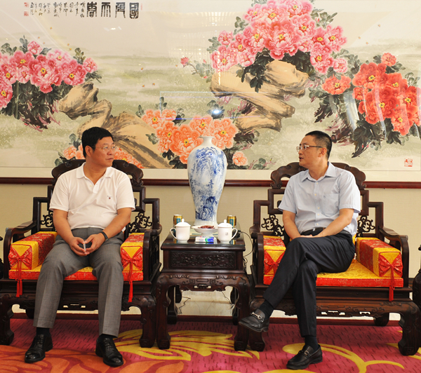 黑龙江省双鸭山市市长李玉刚来访康美药业